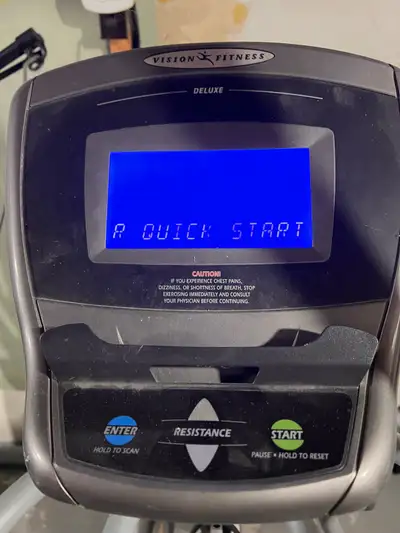 Vision Fitness X30 elliptical trainer, View more