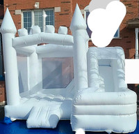 White uxury Bouncy Castle for Rent!!!!