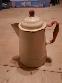 Porcelain Antique Coffee Pot 