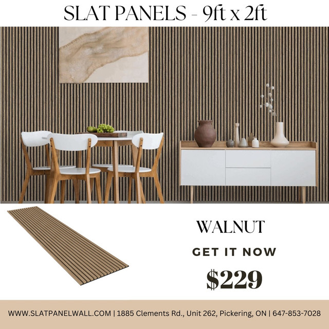 Accent Wall Wood Panels - Slat Panels - Fluted Panels in Floors & Walls in City of Toronto - Image 4