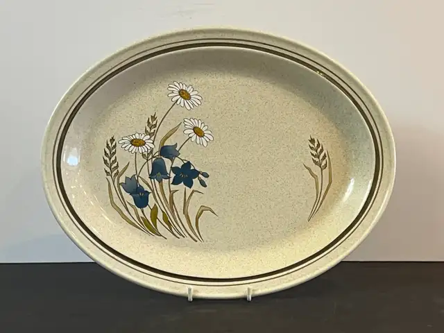 VINTAGE ROYAL DOULTON ENGLAND HILL TOP OVEN PROOF OVAL PLATTER