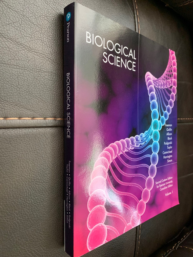 Pearson Biological Science: Second Custom Edition Volume 1 (Free in Textbooks in Oshawa / Durham Region - Image 2