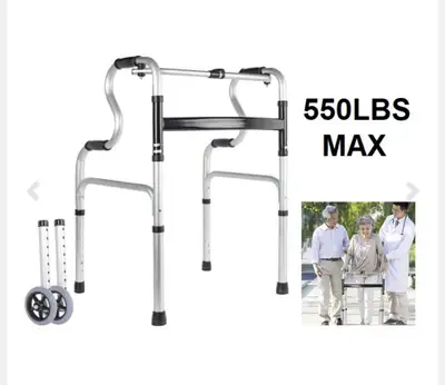 ADJUSTABLE HEIGHTWHEELED WALKER , View more