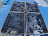Tool Shop Big Hard Plastic Empty Tool Cases 15.5"D x 14"W x 7.5H