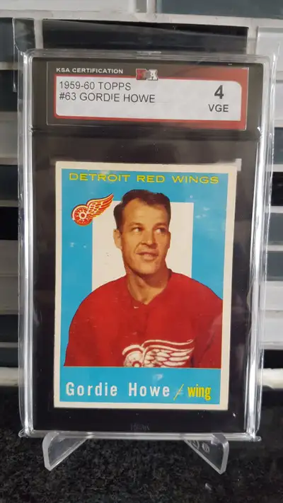 Vintage Gordie Howe Trading Cards, View more