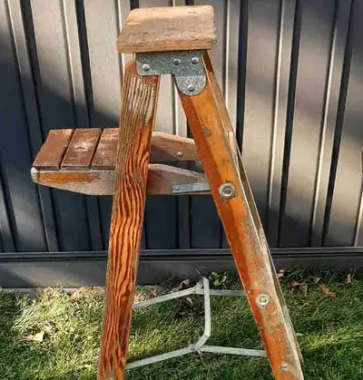 wooden ladder, View more