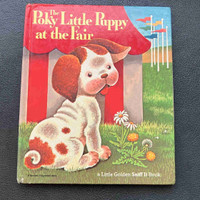 Vintage The Pokey Little Puppy at the Fair Hard Cover Book