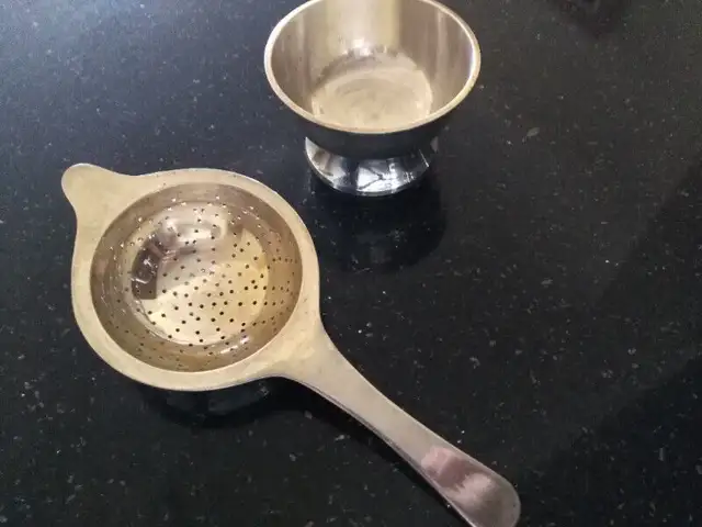 Silver Tea strainer by Crabtree & Evelyn63347539834241121