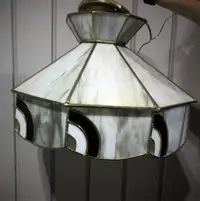 3 Lampes suspendues de style Tiffany
