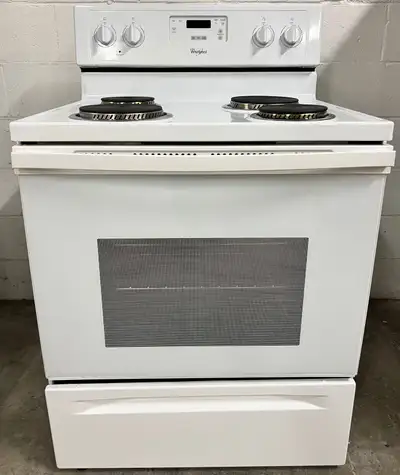 -Electric Stove “WHIRLPOOL” With SafetyBurners 30”, View more