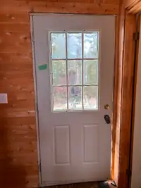 Exterior steel door, 35"*80"