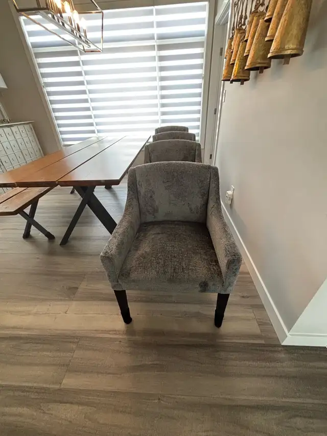 Plush Charcoal Dining Chairs 62863269360642128