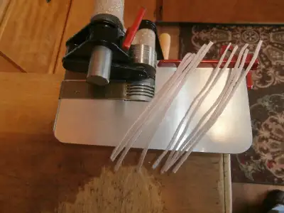 For sale a Rug Hooking Cutter , a Rigby Double with two blades on the cutter at the same time , # 3...