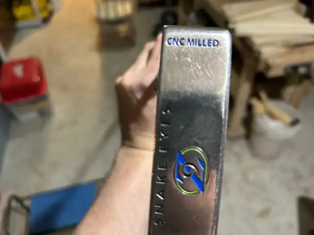 Snake eyes by Golfsmith fully cnc milled plumbers neck putter in Golf in Hamilton - Image 6