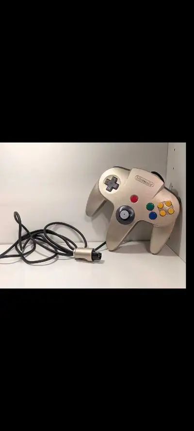 Gold Nintendo 64 Controller, View more