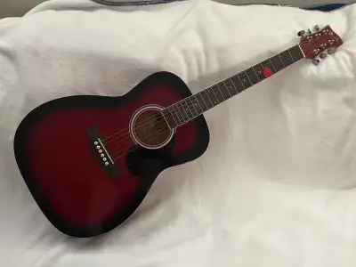 Jay Jr. (Jay Turser) 3/4 size acoustic The headstock has been glued with the luthier standard glue-t...