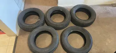 Selling a set of all season tires they are all the same size (195/65R15) They are different brands a...