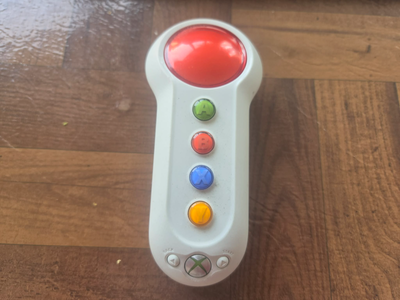 Xbox 360 wireless controller Big Button Red and White, View more