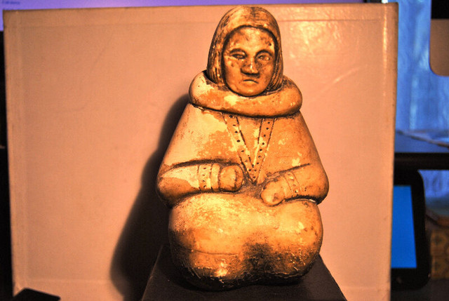 Vintage Inuit Eskimo Stone Figure in Arts & Collectibles in Vancouver