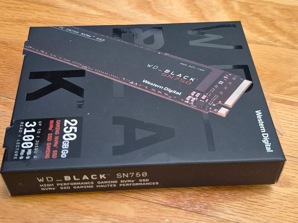 NEW Western Digital WD Black 250GB NVME Drive | System Components ...