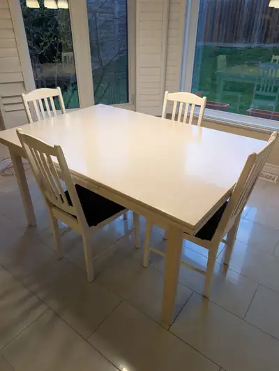 Extendable Kitchen Table and Chairs Set, View more