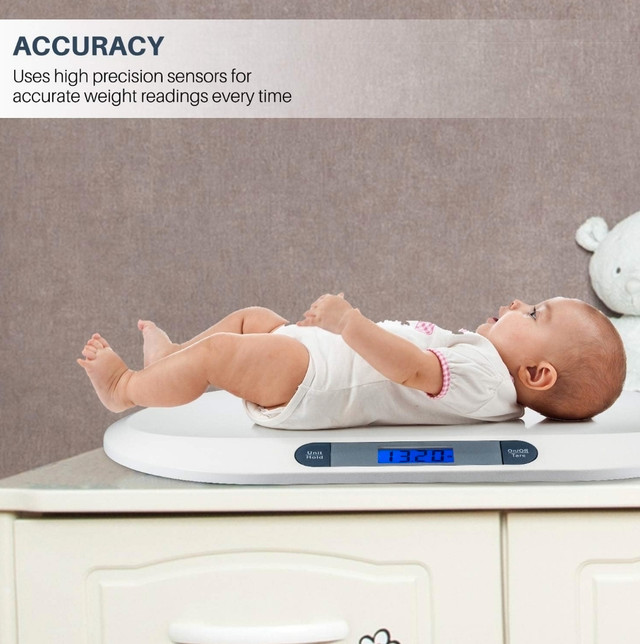 Smart Weigh Comfort Baby Scale with 3 Weighing Modes, 44 Pound ( in Other in City of Toronto - Image 4