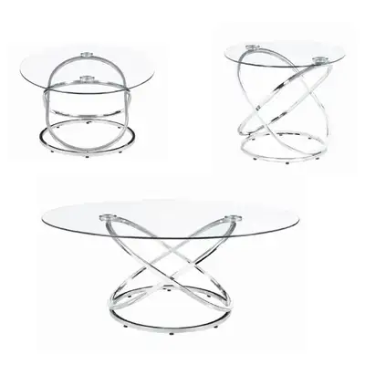 Ashley Glass Coffee Table & End Tables, View more