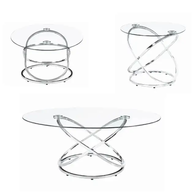 Ashley Glass Coffee Table & End Tables in Coffee Tables in Trenton - Image 2