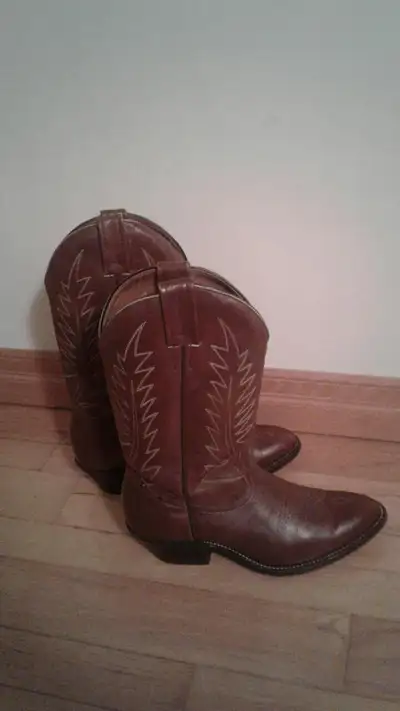 Boulet leather cowboy boots, View more