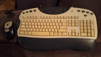 Logitech Wired Keyboard & Matching Mouse