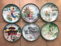 REDUCED PRICE! 6 COLLECTOR'S PLATES--Red Mansion Series