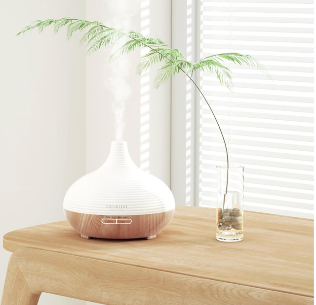 New, ASAKUKI 300ML Essential Oil Diffuser557921881944248329