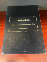 FRENCH BOOK La Sainte Bible - Louis Segond