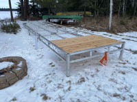Aluminum Dock with Cedar Decking - 32’X6’ - NEW
