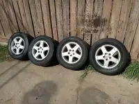 Set of Goodyear 235/65R16 Tires 5X115 / 5X114.3 Toyota Honda GM