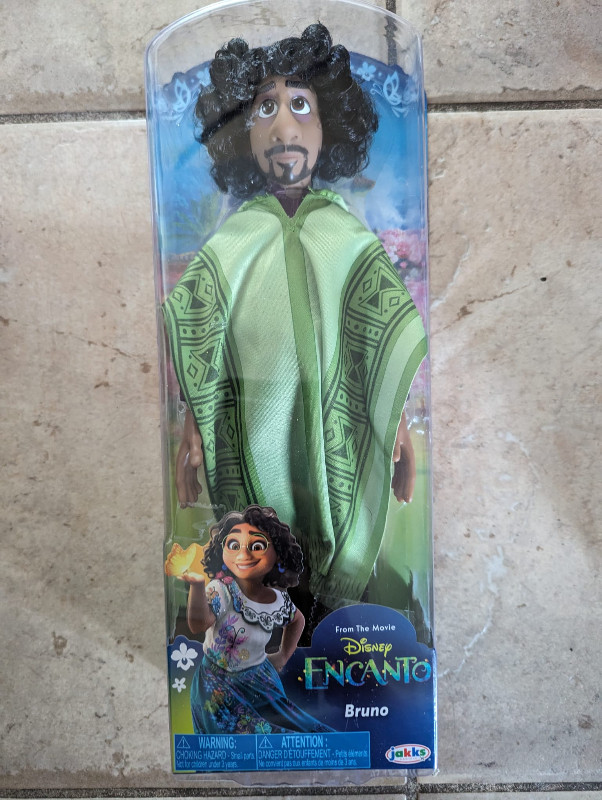 Disney Encanto Bruno 11" Doll w/ Signature Outfit & Sandals in Arts & Collectibles in Mississauga / Peel Region