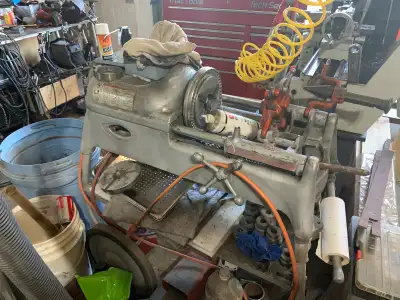 Ridgid 535 threading machine, View more