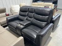 Power reclining love seat 