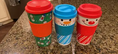 lot of 3 New Christmas tumbler, View more