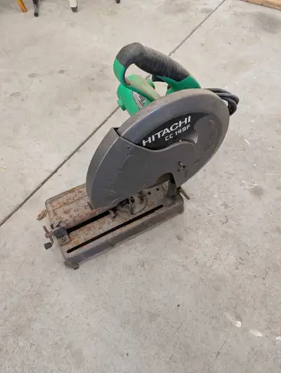 Hitachi metal chop saw (model CC 14SF), View more
