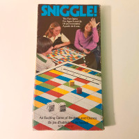 Vintage 1980 Sniggle Board Game by Amway Complete