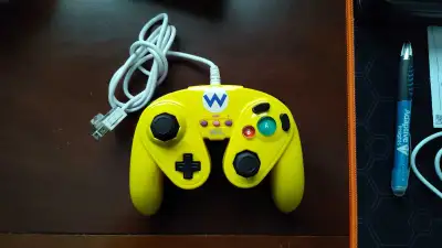 Wii - PDP - Wired Fight Pad - Wario, View more