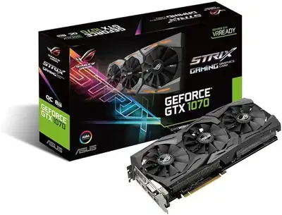 ASUS ROG Strix GEFORCE GTX 1070, View more