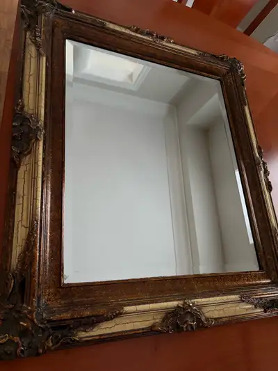 Ornate Antique Style Wall Mirror, View more