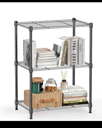Steel Storage Shelving 3-Tier Utility Shelving Unit Steel Organi, View more