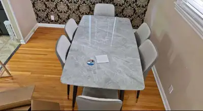 Brand New Dining Set – Table with Chairs | Free Home Delivery , View more