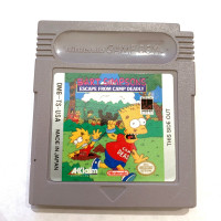 NINTENDO GAMEBOY - BART SIMPSONS - ESCAPE FROM CAMP DEADLY / JEU