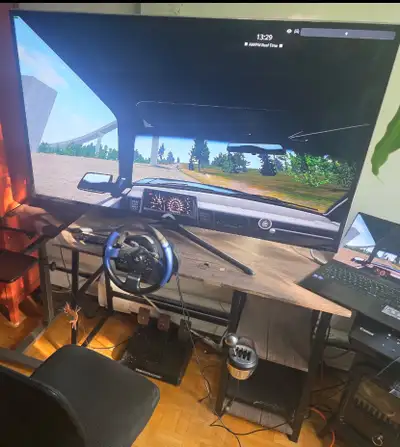 Steering Wheel Gaming Setup, View more
