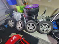 4 all season 16 inch tire and rims(5x100) - 205/55R16