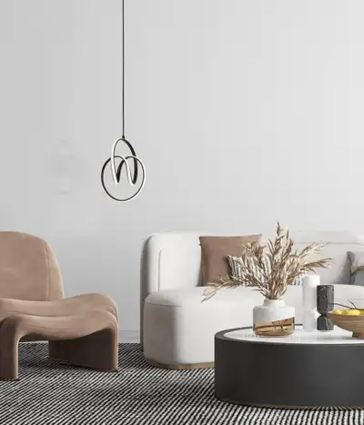 Jase LED Chandelier in Matte Black, View more